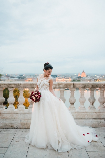 Valeria in Ofelia by Pronovias
